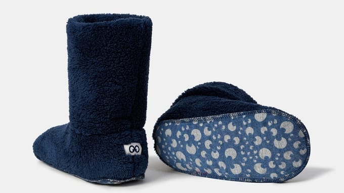 Woody boots - donkerblauw - 252-10-BOO-M/885 - maat 26/30