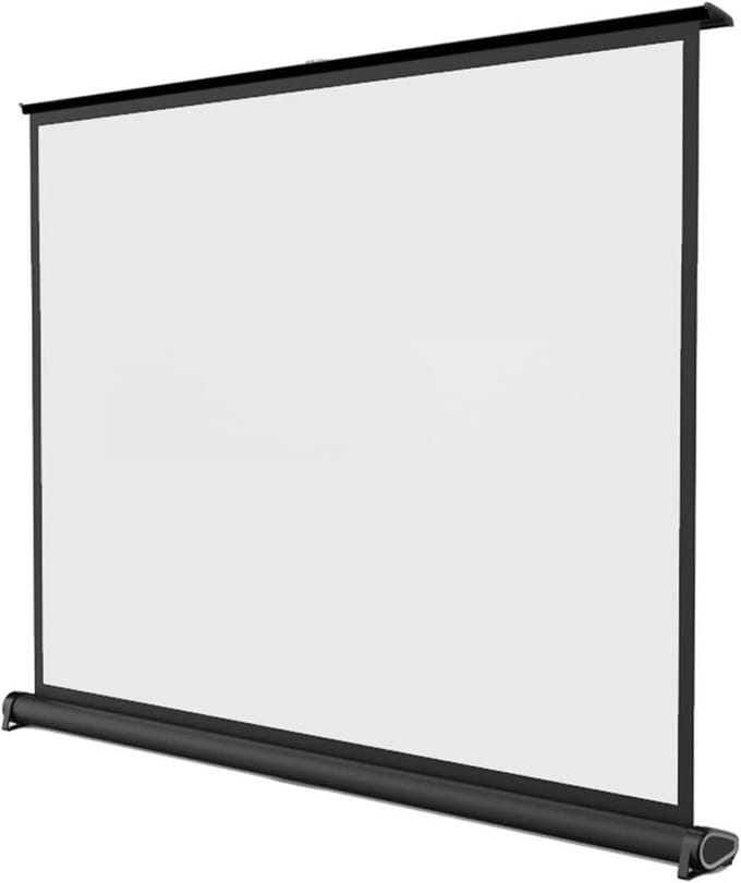 Draagbaar projectiescherm - Filmscherm - Binnen projecteren - Zelfdragend ontwerp - 40 inch - Wit