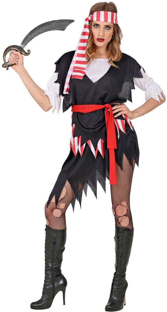 Piraten dames verkleedkleding XL