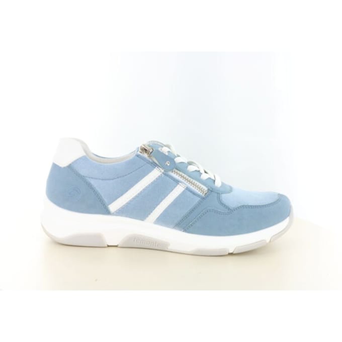 Remonte D1S04-10 Sneakers Blauw Leer en Suede Dames - Blauw - 42