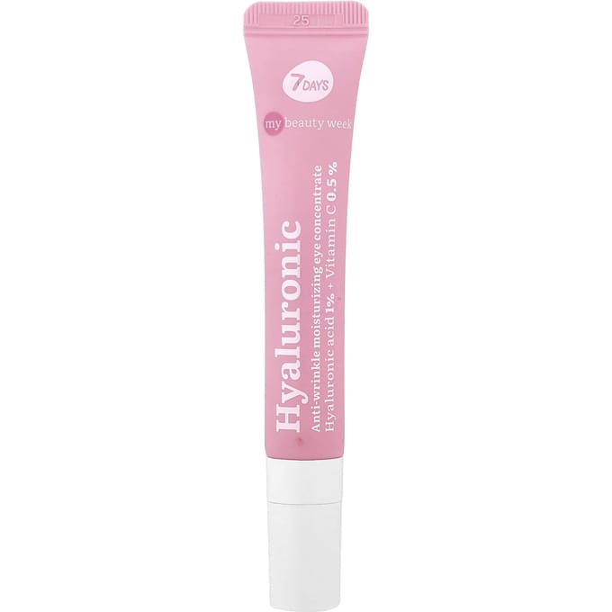 7 Dagen Schoonheid, Hyaluronzuur, Dubbele Werking Anti-Rimpel Hydraterende Oogcrème, 18ml (0,6 fl oz) white
