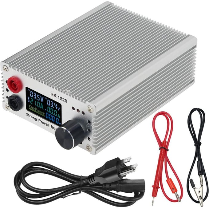 HR1520 Professionele moederbord kortsluittester 15V 20A Uitgangsgegevens en testparameters US Plug veelkleurig