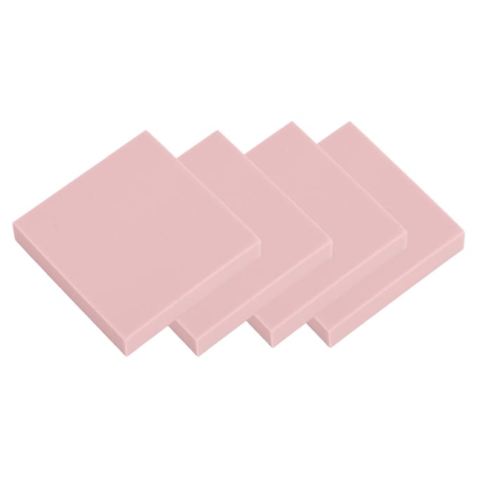 30 stuks Rubberen Snijblokken Multifunctionele Zachte Rubberen Stempelblokken voor Druktechniek Stempel Maken DIY Knutselen Scrapbooking white