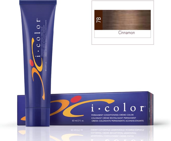 ISO i color Permanent Conditioning Crème Color 60ml 7B Cinnamon