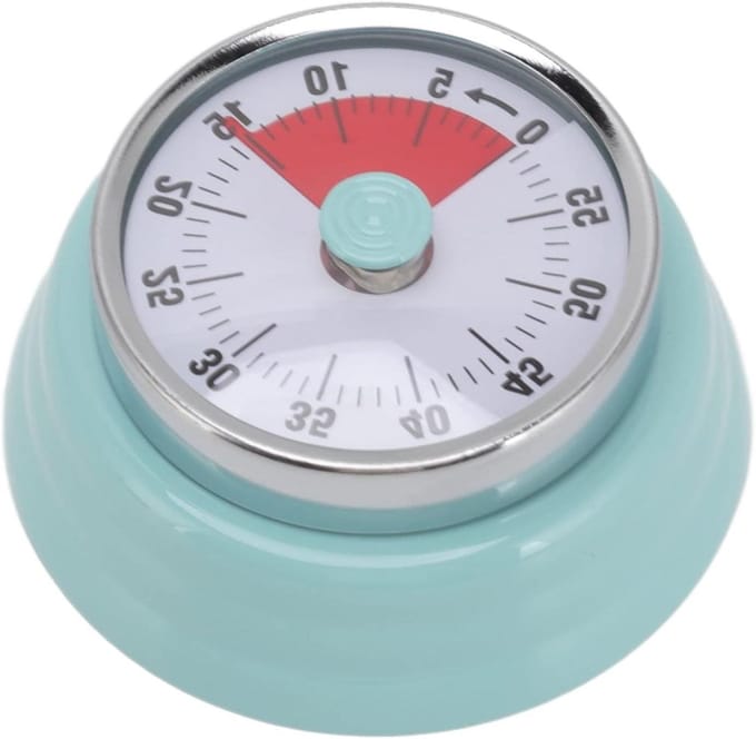 Visuele Kookwekker - Analoge Timer - Tijd Beheer - Visueel Tijdsverloop - 8x8x4 cm - Lichtgroen