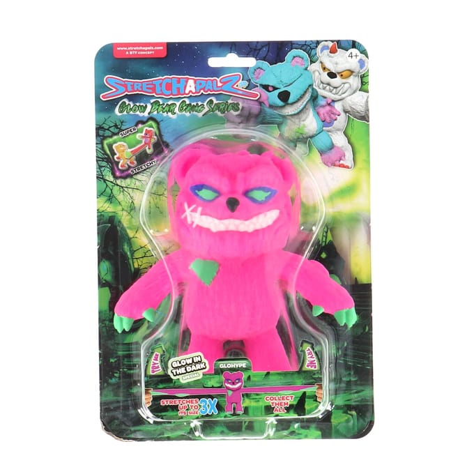 Stretchapalz Glow Bear Gang 14 cm 3 assorti