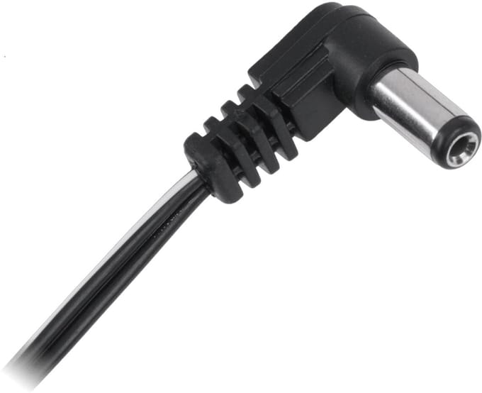VLTG DC Aansluitkabel - 2.5x5.5mm - Haaks - 110cm
