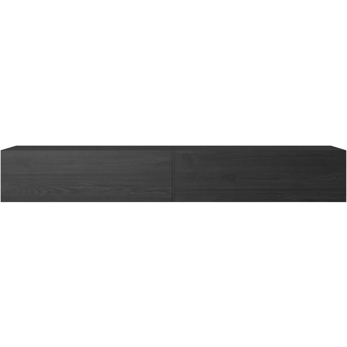 Selsey Bisira - TV-meubel 200 cm - Zwarte essenhout