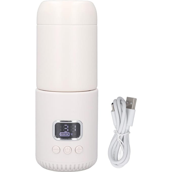 Elektrische reiswaterkoker, draadloos, verwarming, constante temperatuur, draagbare waterkoker, fles voor L white