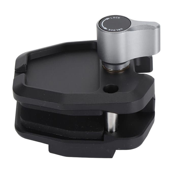 Motorfiets Windscherm Camera Mount Aluminiumlegering Motorfiets Windscherm Klem Beugel voor Insta360 gray