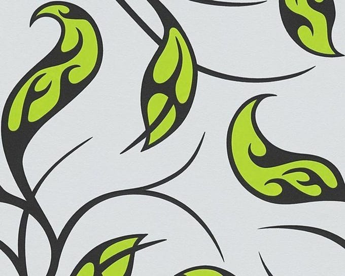 GROEN GRIJS MODERN BEHANG LARS CONTZEN 95525-5