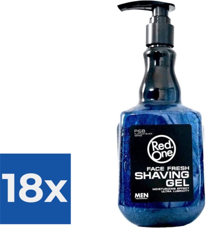 Redone Face Fresh Shavin Gel 1000 ml - Voordeelverpakking 18 stuks