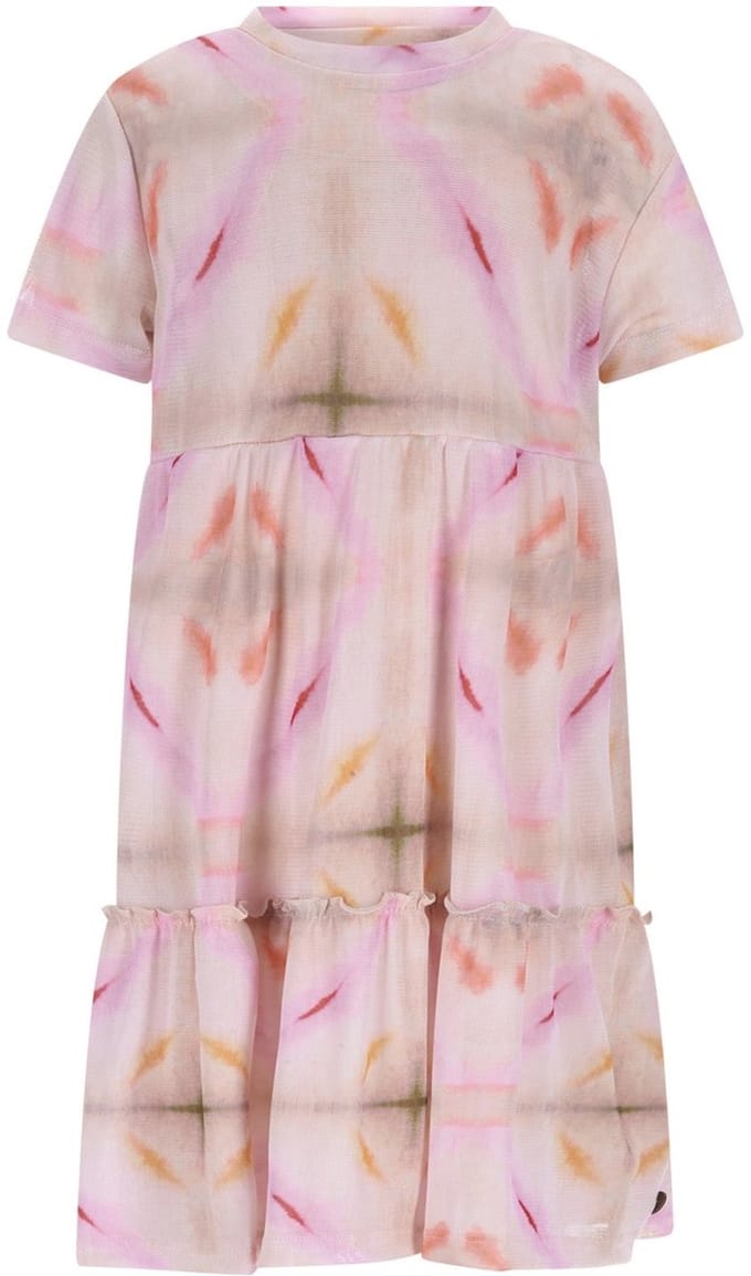 Like Flo - Meis Flo girls mesh shirt dress - Multi - Maat 104