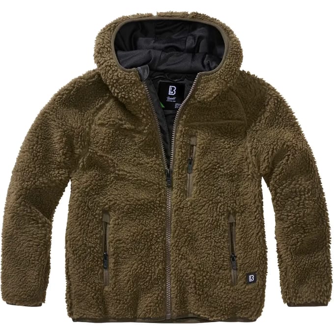 Kinder fleece met capuchon Brandit Teddy