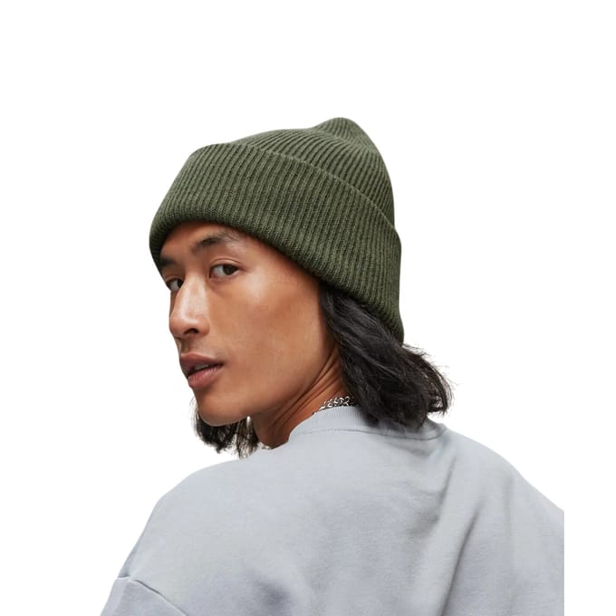 Beechfield Gebreide oversized muts (Olijfgroen)