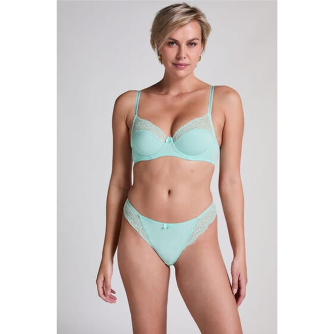 Hunkemöller Dames Lingerie String Sophie - Blauw - maat M