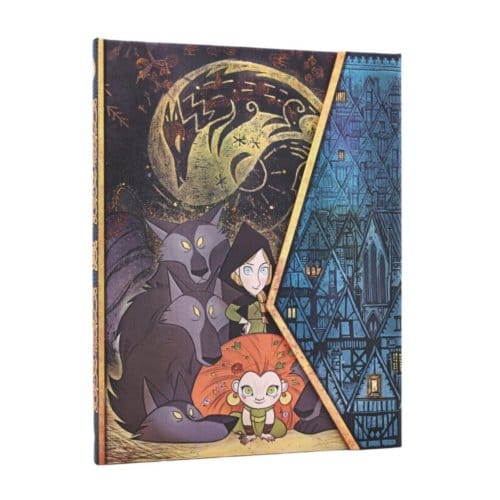 Paperblanks cahier, wolf walkers, hardcover, ultra, blanco