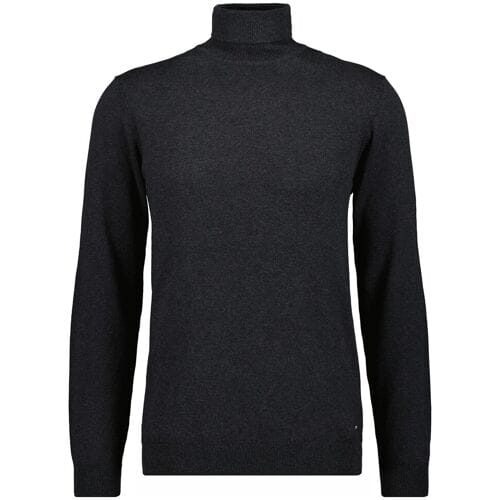 Ragman Trui Col Cotton Cashmere Uni Antraciet / male