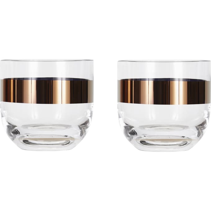 Tom Dixon Tank whiskey glazen set - koper