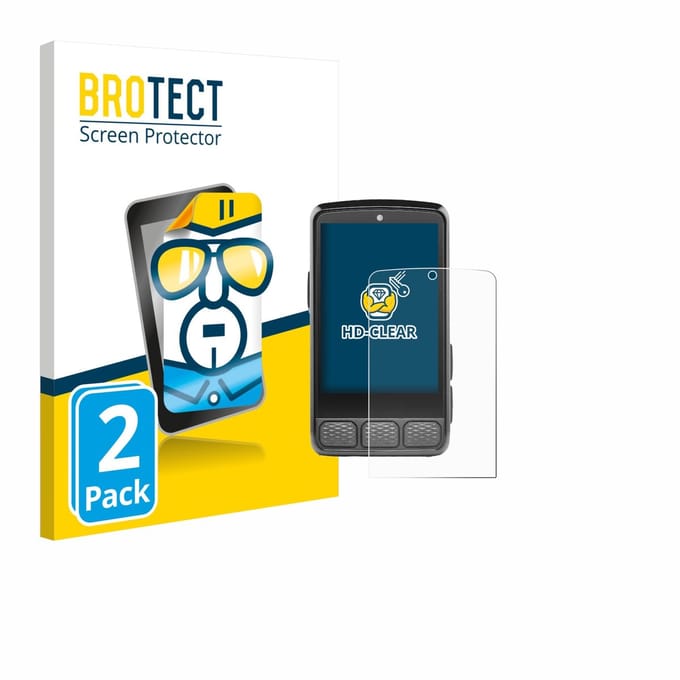 BROTECT - Screenprotector voor Wahoo Elemnt Roam V3 - Folie Beschermfolie transparant 2 Stuks