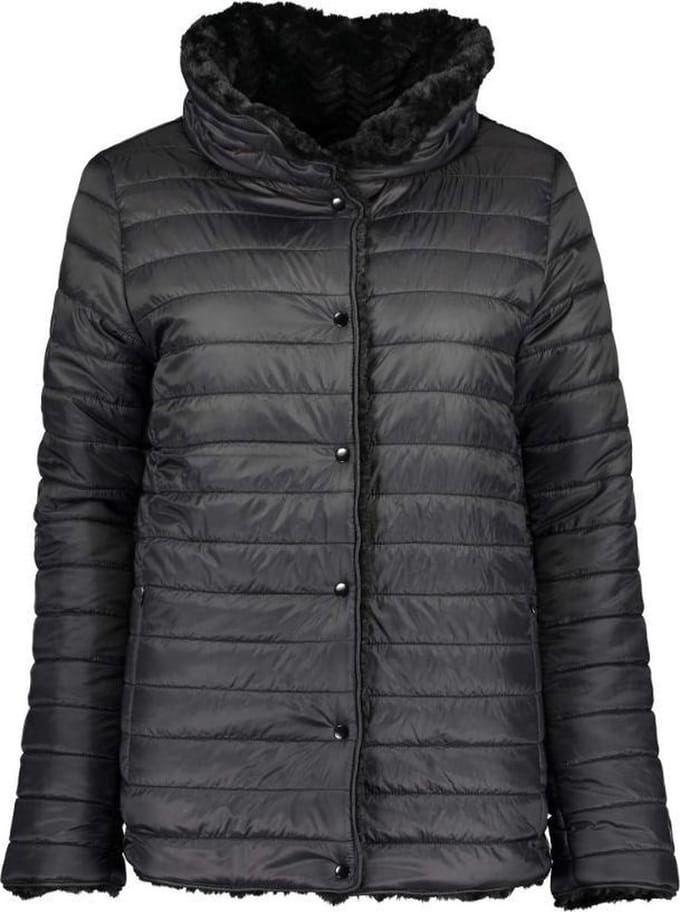Blue Seven dames jas zwart reversible - maat 42