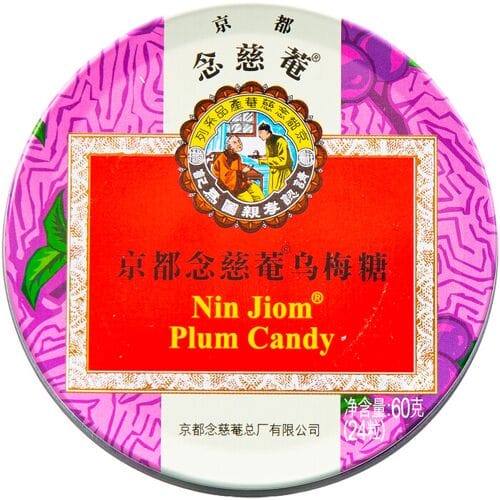 NIN JOIM kruidenbonbons in blik, ume-pruim, 60 g