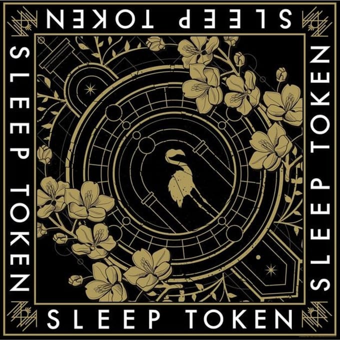 Sleep Token Even In Arcadia Crest Unisex Doek - zwart - Standard