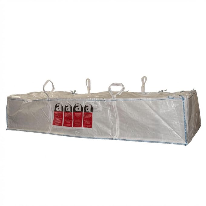 1x | Asbest Platenzak 620x240x115cm | Capaciteit 17,5 m³