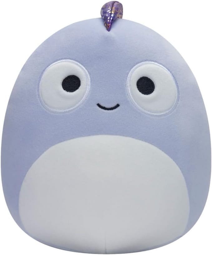 Knuffelbeest Grote Paarse Hagedis Pluche Kussen 40 cm