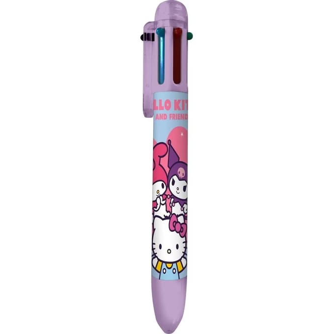 Zevenkleurige pen Kids Licensing Hello Kitty and Friends (x12)