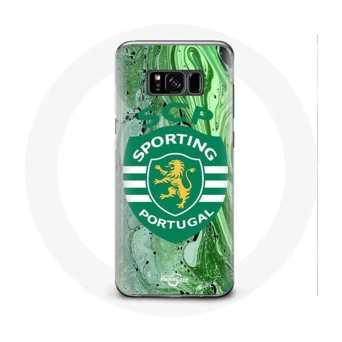 Hoesje - SCP - Samsung Galaxy S8 - Flexibel - Sporting Portugal - Groen