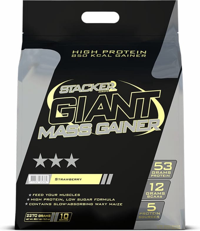 Stacker 2 Giant Mass Gainer - 2.27 kg - Aardbei