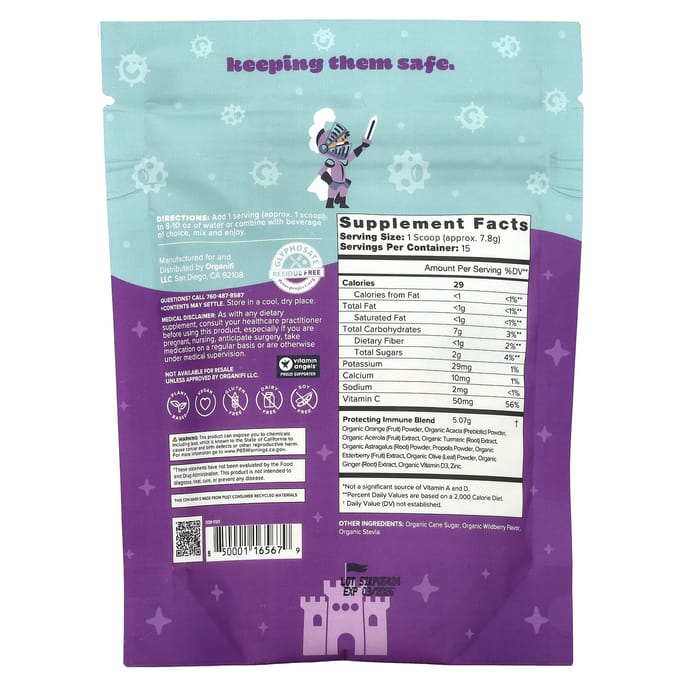 Organifi, Kinderbescherming, 115 gram (117 gr)
