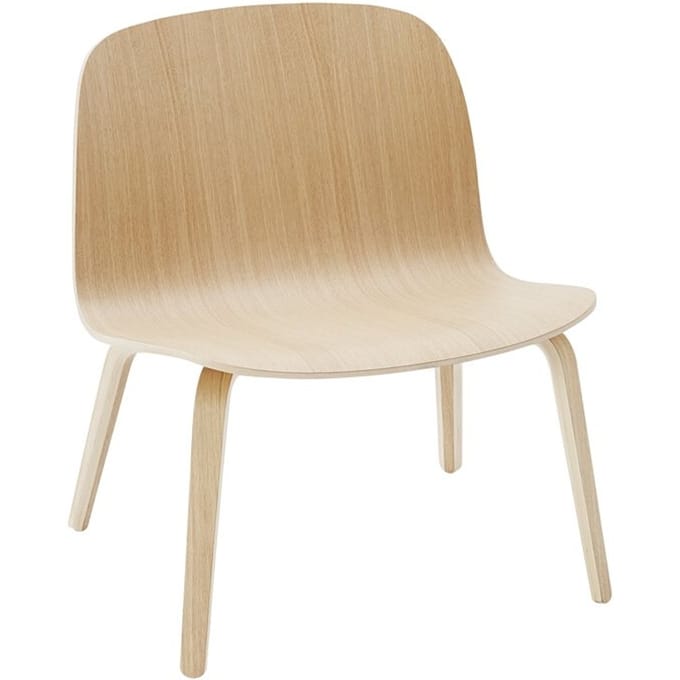 Muuto - Visu Lounge stoel - eiken - bruin