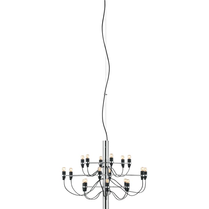 Flos 2097/18 Clear Bulbs Hanglamp - chroom