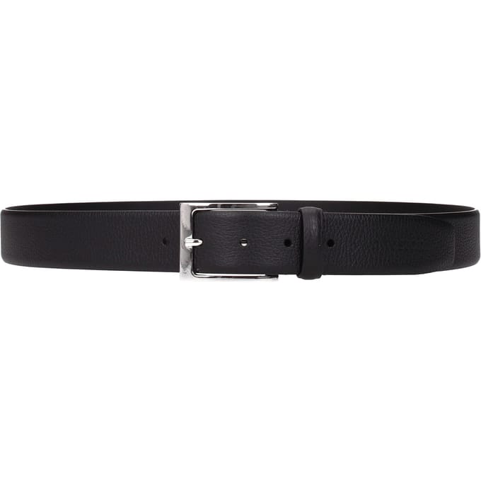 Testoni Zwart Leren Regular Riem