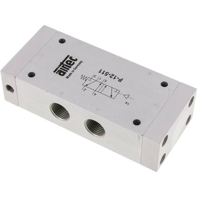 5/2 G1/2'' Luchtgestuurd Ventiel 0-10bar/0-140psi Airtec