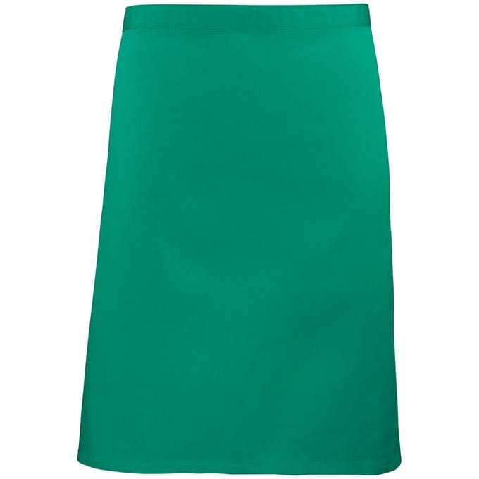Premier Unisex Volwassenencollectie Halflang Taille Schort (Smaragd)