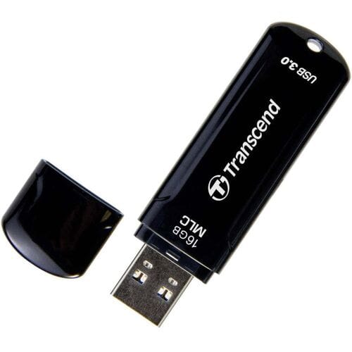 Transcend JetFlash™ 750K USB-stick 16 GB Zwart TS16GJF750K USB-A 3.2 Gen 1