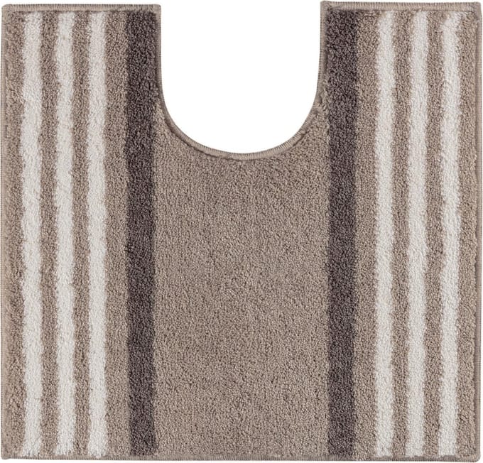 Casilin Lima WC-mat - 55 x 60 cm - Met uitsparing - Antislip - Zand