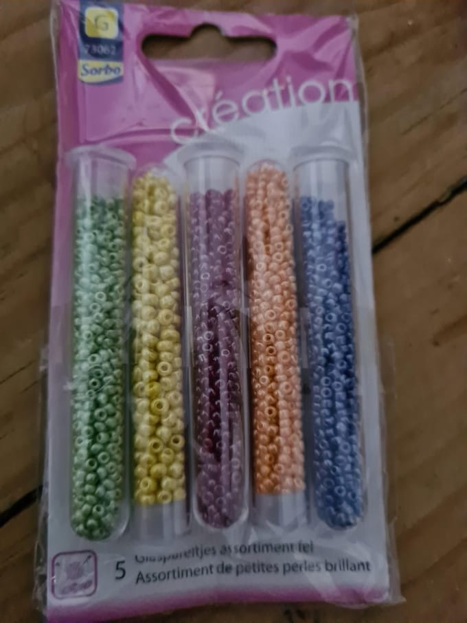 5x Glaspareltjes assortiment fel Sorbo