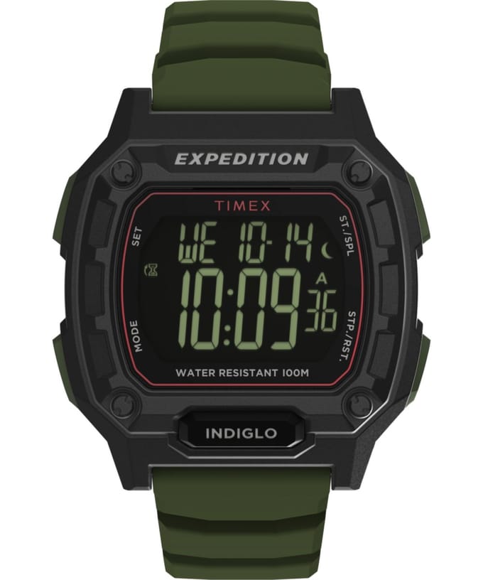 Timex Expedition North Ridge TW4B34500 Horloge - Siliconen - Groen - Ø 43 mm