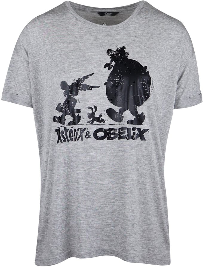 Princess goes Hollywood • grijs t-shirt Asterix Obelix • maat 36