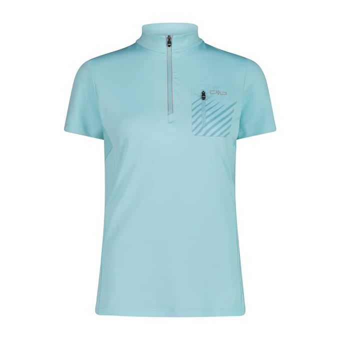 T-shirt ½ zip met zak voor dames CMP