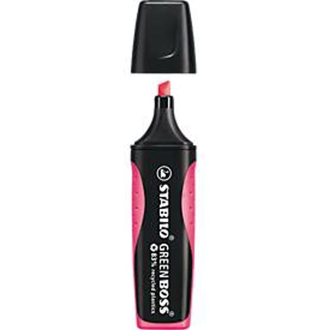 STABILO® GREEN BOSS, 10 stuks, roze