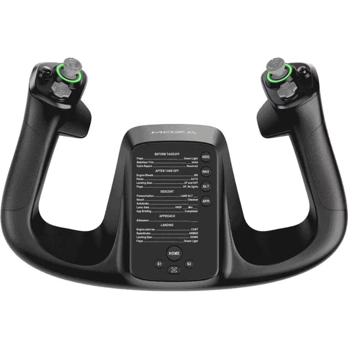 Moza Racing MFY Yoke – Professionele Flight Sim Yoke met 34 programmeerbare ingangen