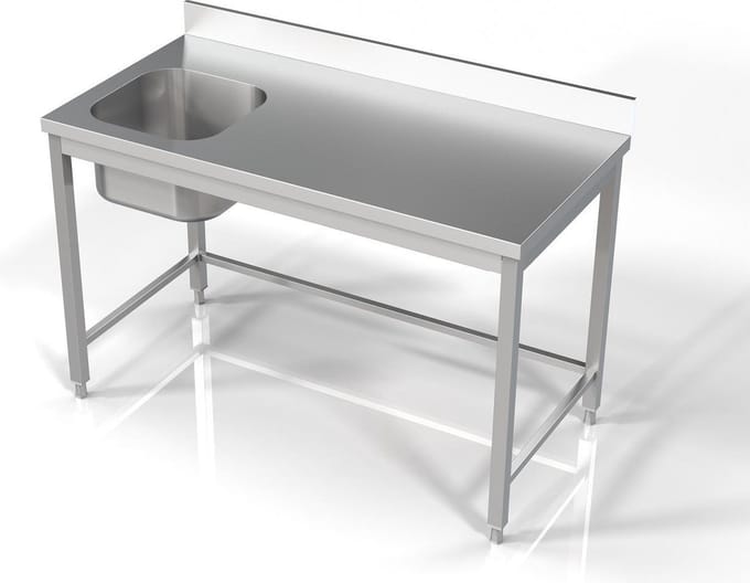 Combisteel 700 Spoeltafel 1 Rechts 1200 7812.0610 - Horeca & Professioneel