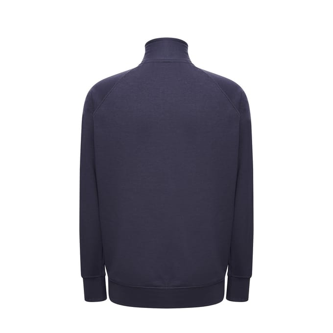 JHK Uniseks effen sweater met rits voor volwassenen (Denim)