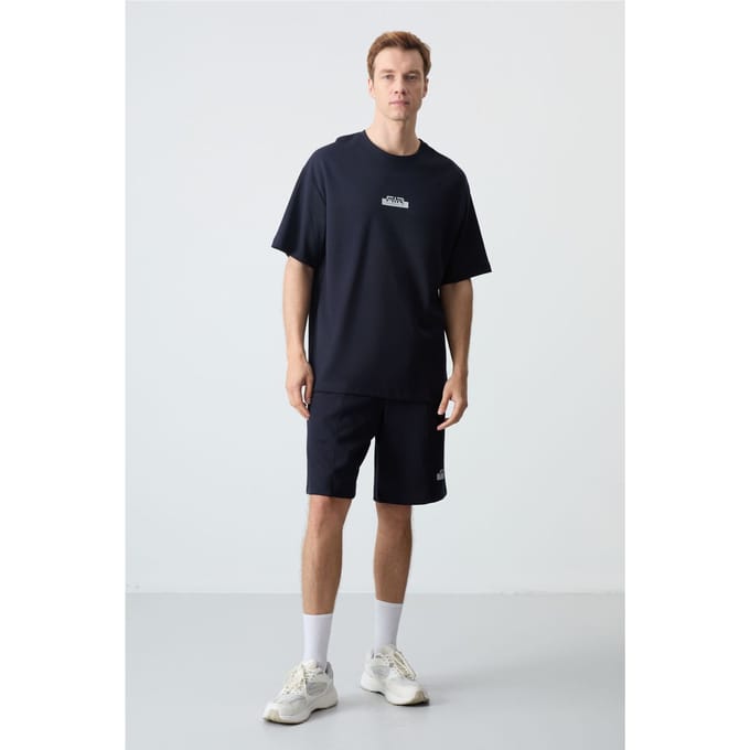 Heren Oversized T-shirt en Korte Broeken Set