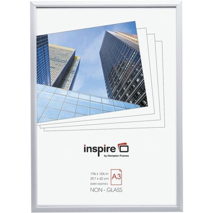 Hampton fotokader | 1.4 cm PVC profiel | wit | A3
